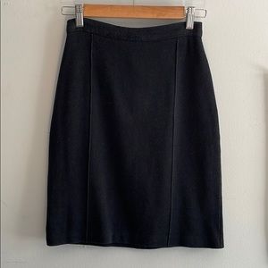 Vintage Ribbed Pencil Skirt